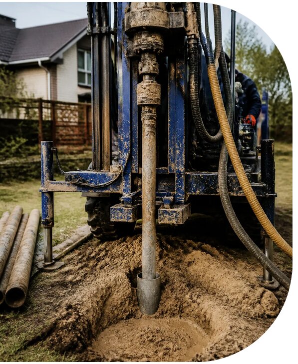 Бурение скважины на песок для частного дома в Кузнецке