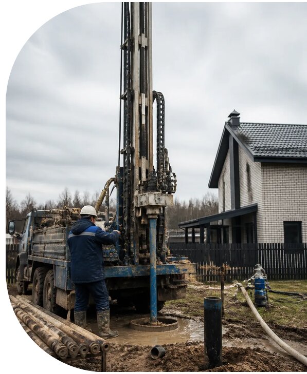 Бурение скважин на воду под ключ в Кузнецке от 125088 р. | АПаруса-Кнц