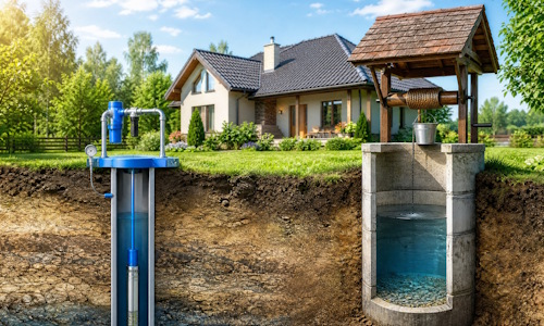 Автономное водоснабжение загородного дома Кузнецк: скважина или колодец 